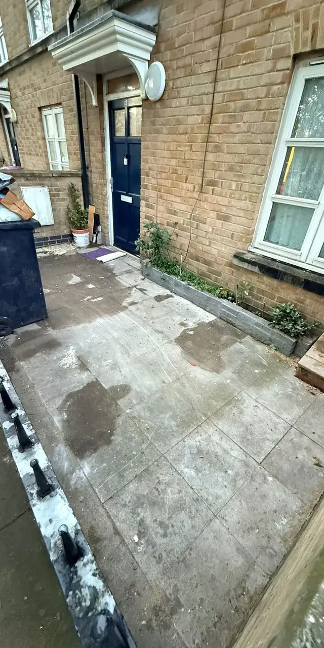 House clearance in Walthamstow, after
