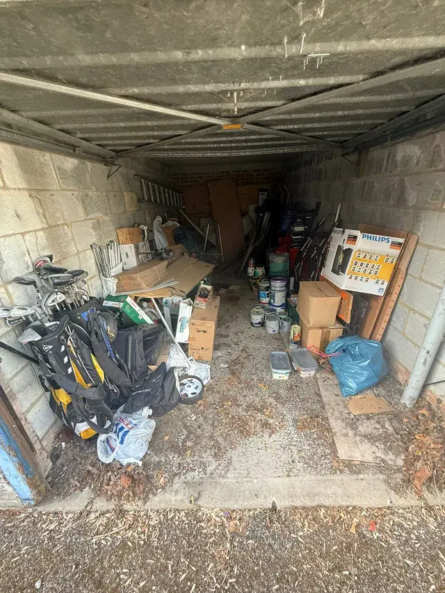 Garage & loft clearance in Chingford, before
